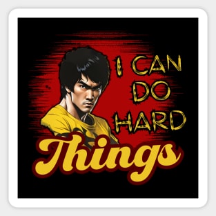 I CAN DO HARD THINGS MOTIVATIONAL RETRO QUOTES Sticker